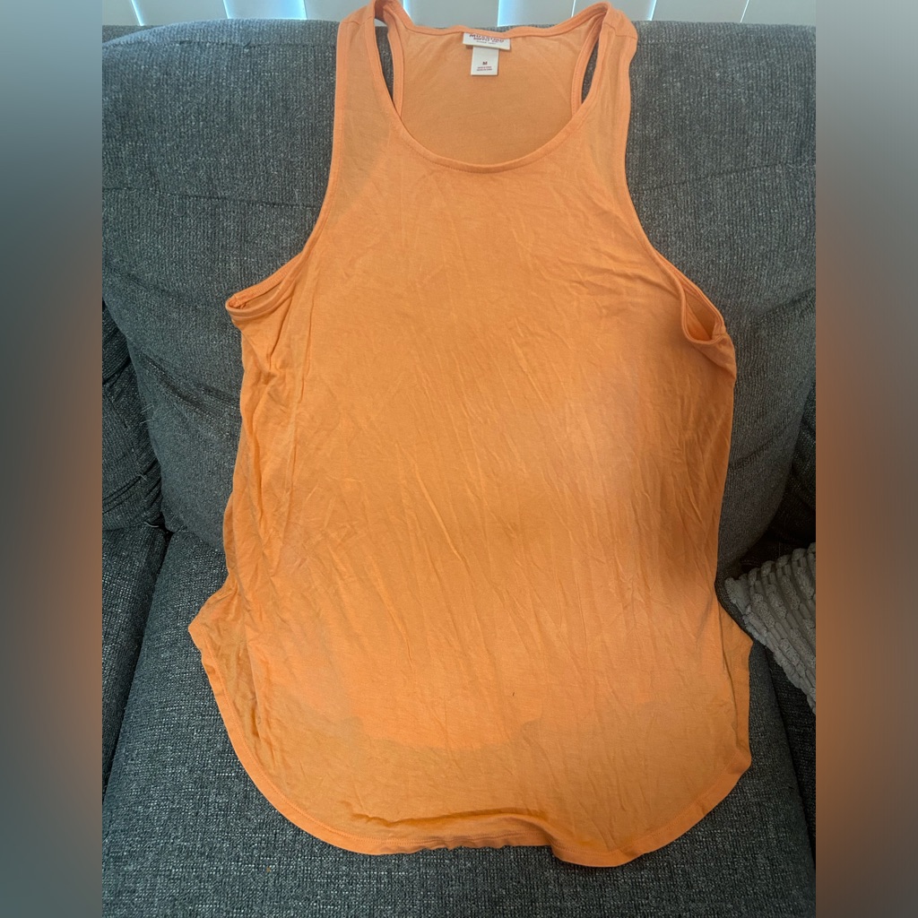 Orange Sleeveless Women's Top